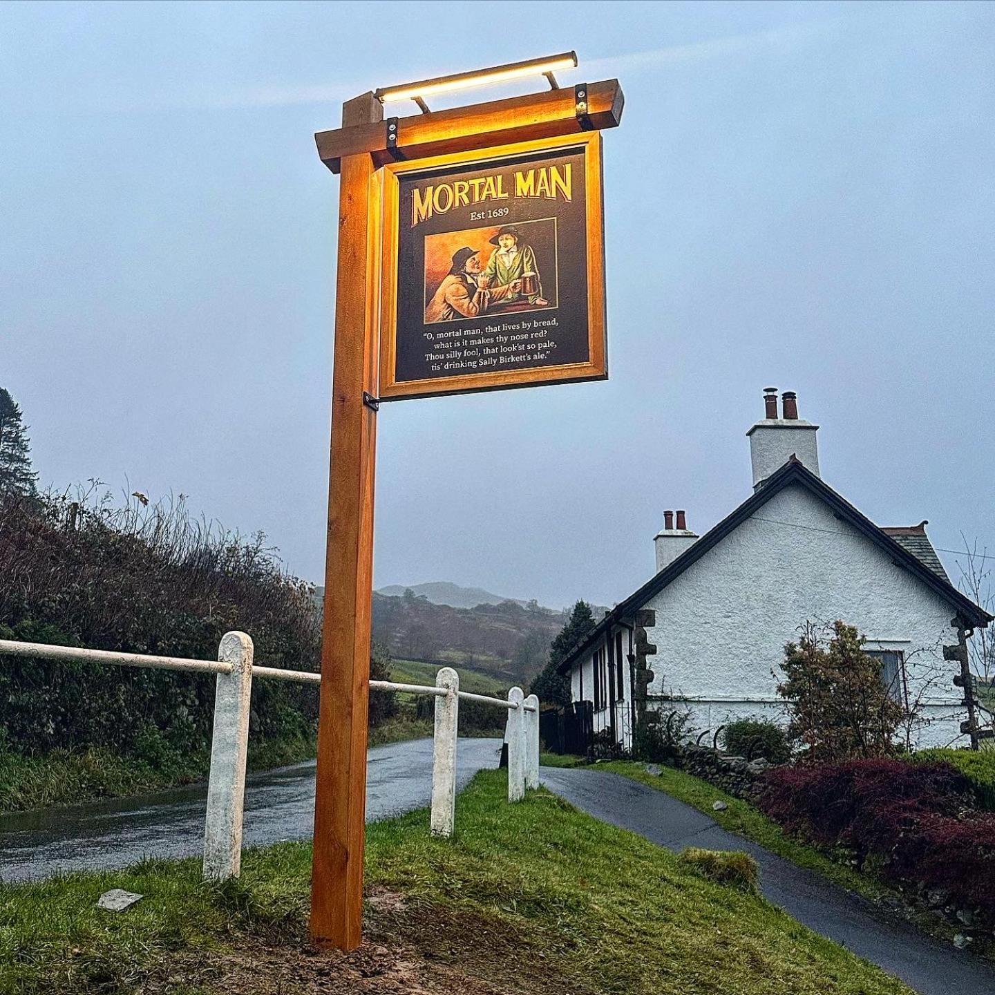 The Mortal Man Inn Troutbeck  Eksteriør billede